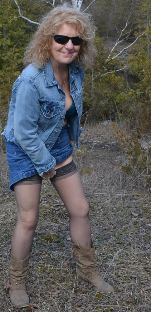 22P country time blue bra and panty set