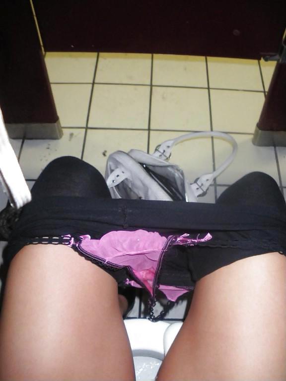 12P College teen tease showing off in pink