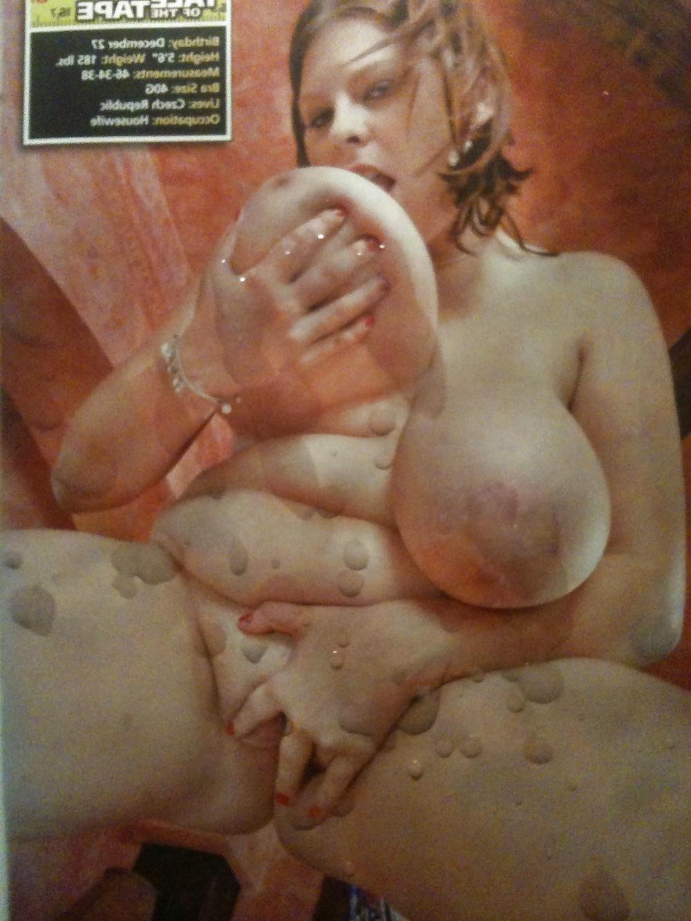 4P Cum on Czech bbw slut