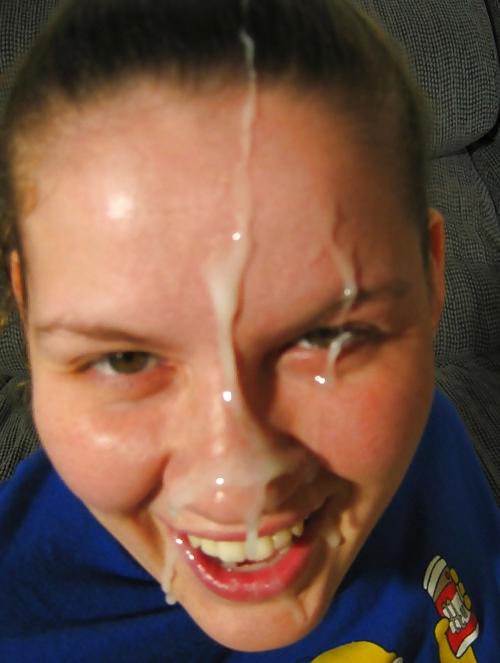 25P Faces sperm covered