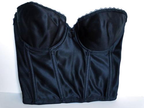 25P Used black bra
