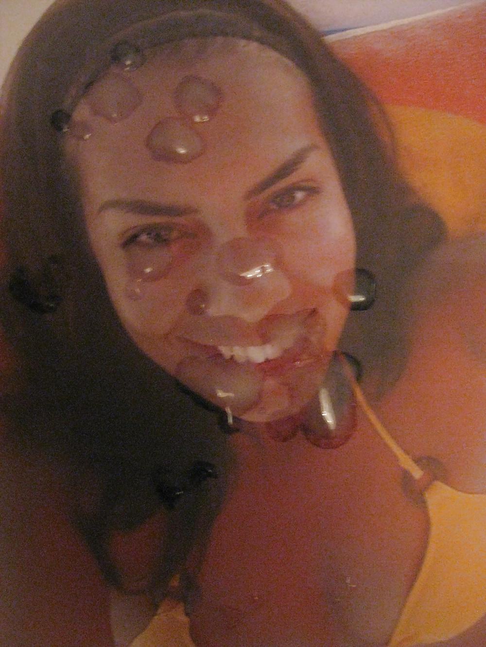 8P Gman Cum on Face on a Sexy girl