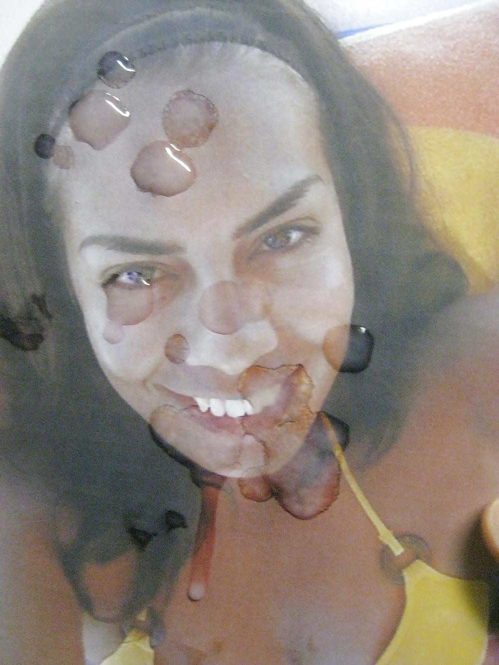 8P Gman Cum on Face on a Sexy girl