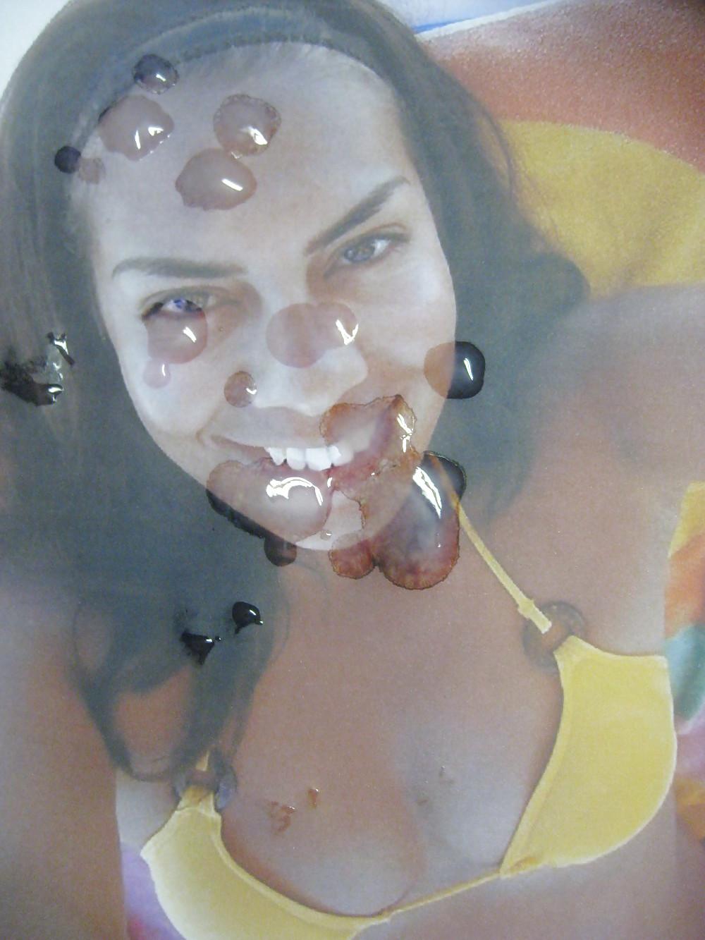 8P Gman Cum on Face on a Sexy girl