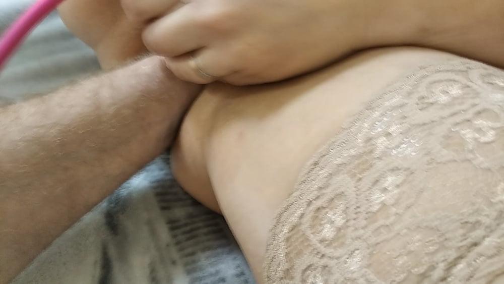 24P Big vegetable insertion in wet mature cunt of MILF secretary