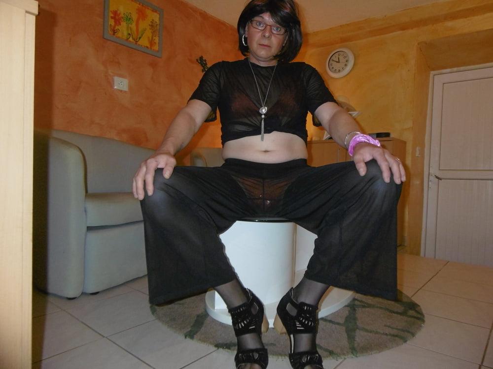 25P Transparent  with red bra and panties