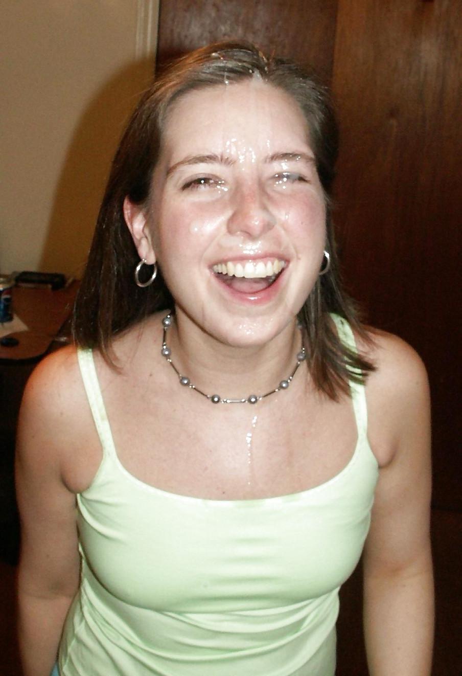 18P Facial slut