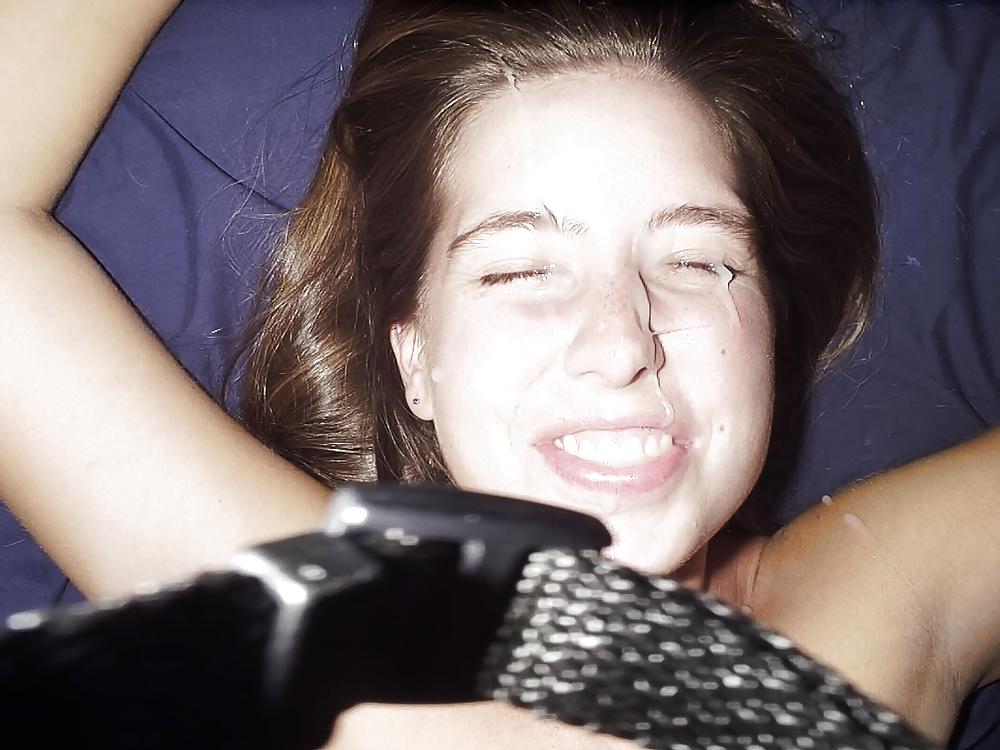 18P Facial slut