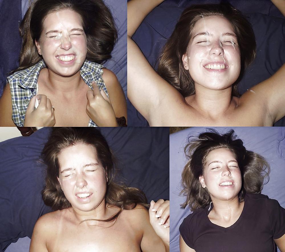 18P Facial slut
