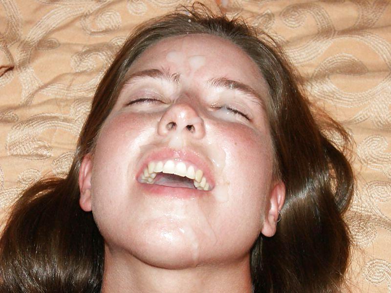 18P Facial slut
