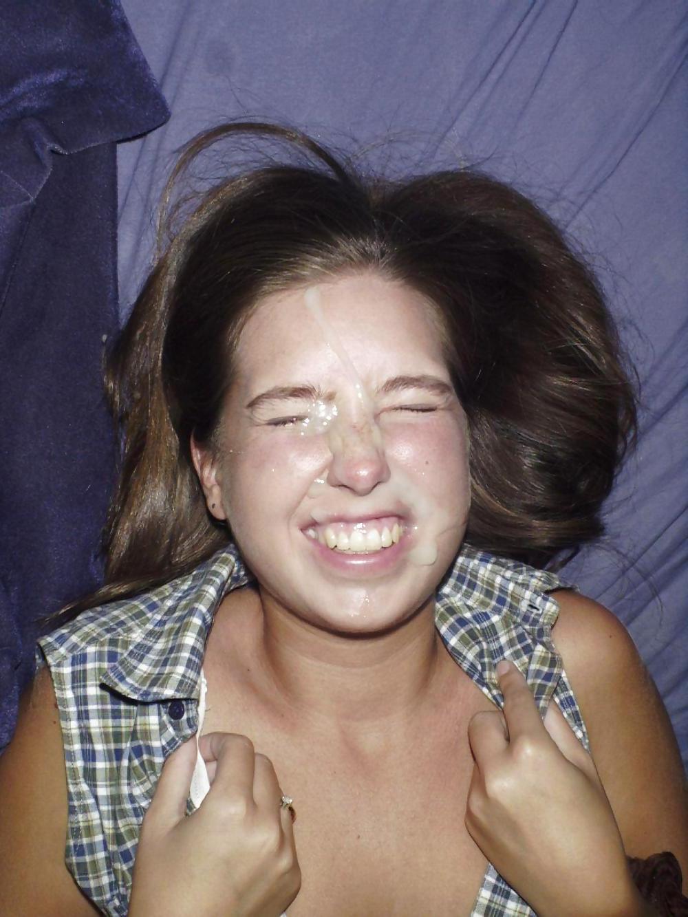18P Facial slut
