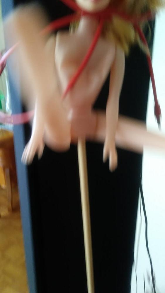 15P Barbie doll gets cum bath