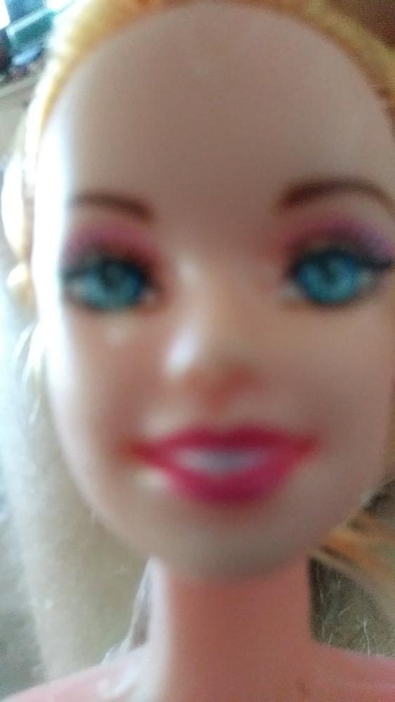 15P Barbie doll gets cum bath