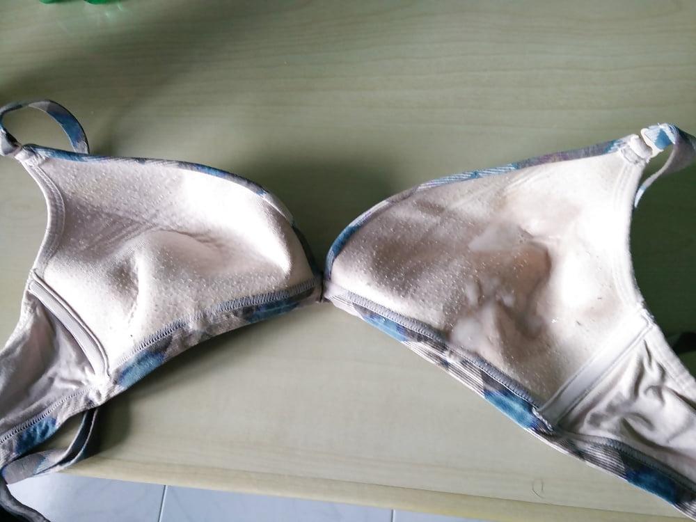 4P Cum Cousin's small bra