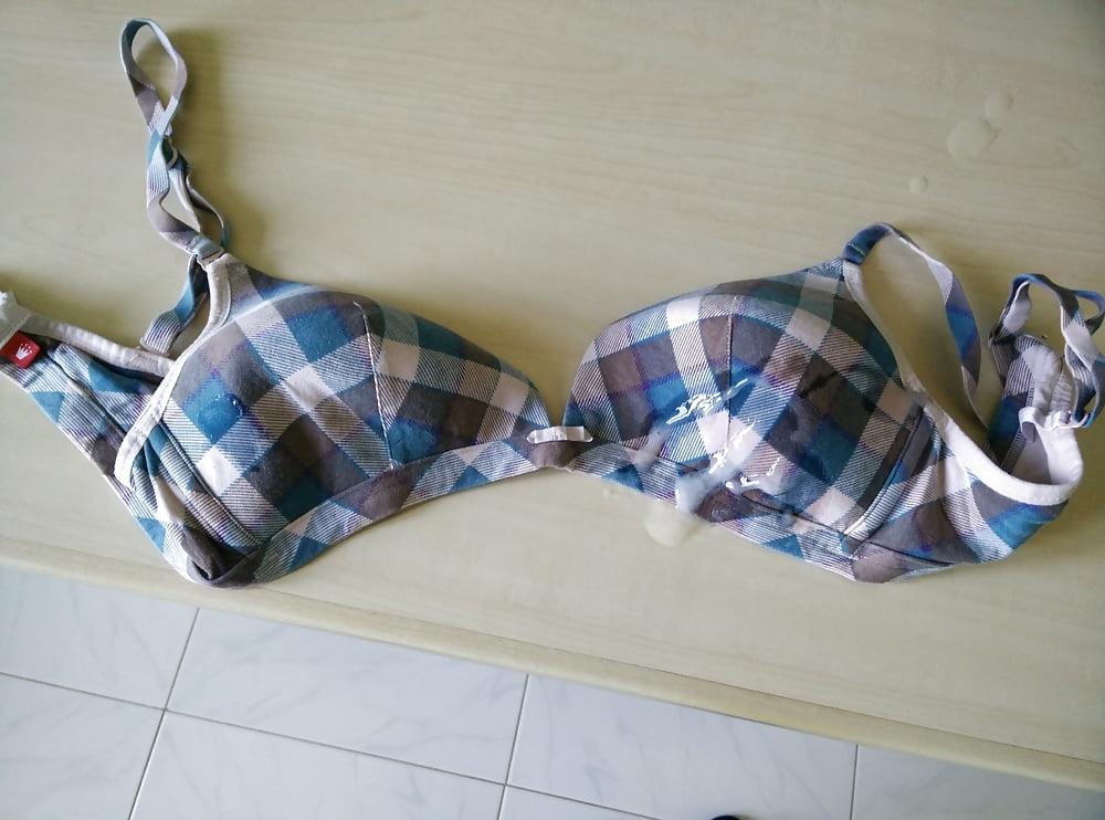 4P Cum Cousin's small bra