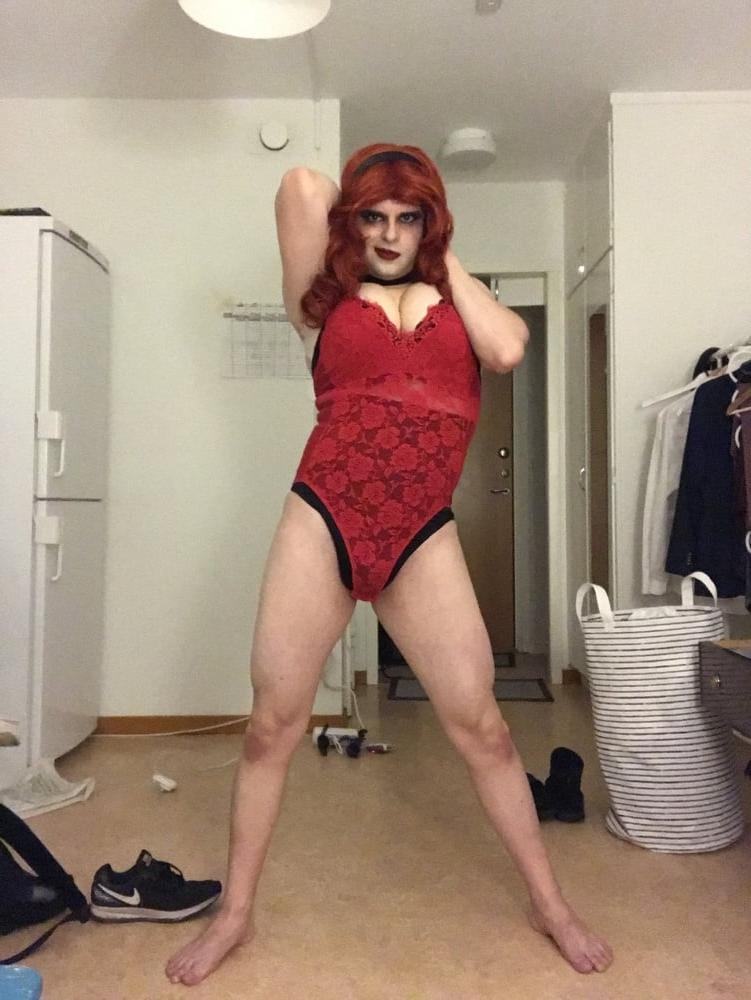 11P Tgirl Amanda Lingerie 3