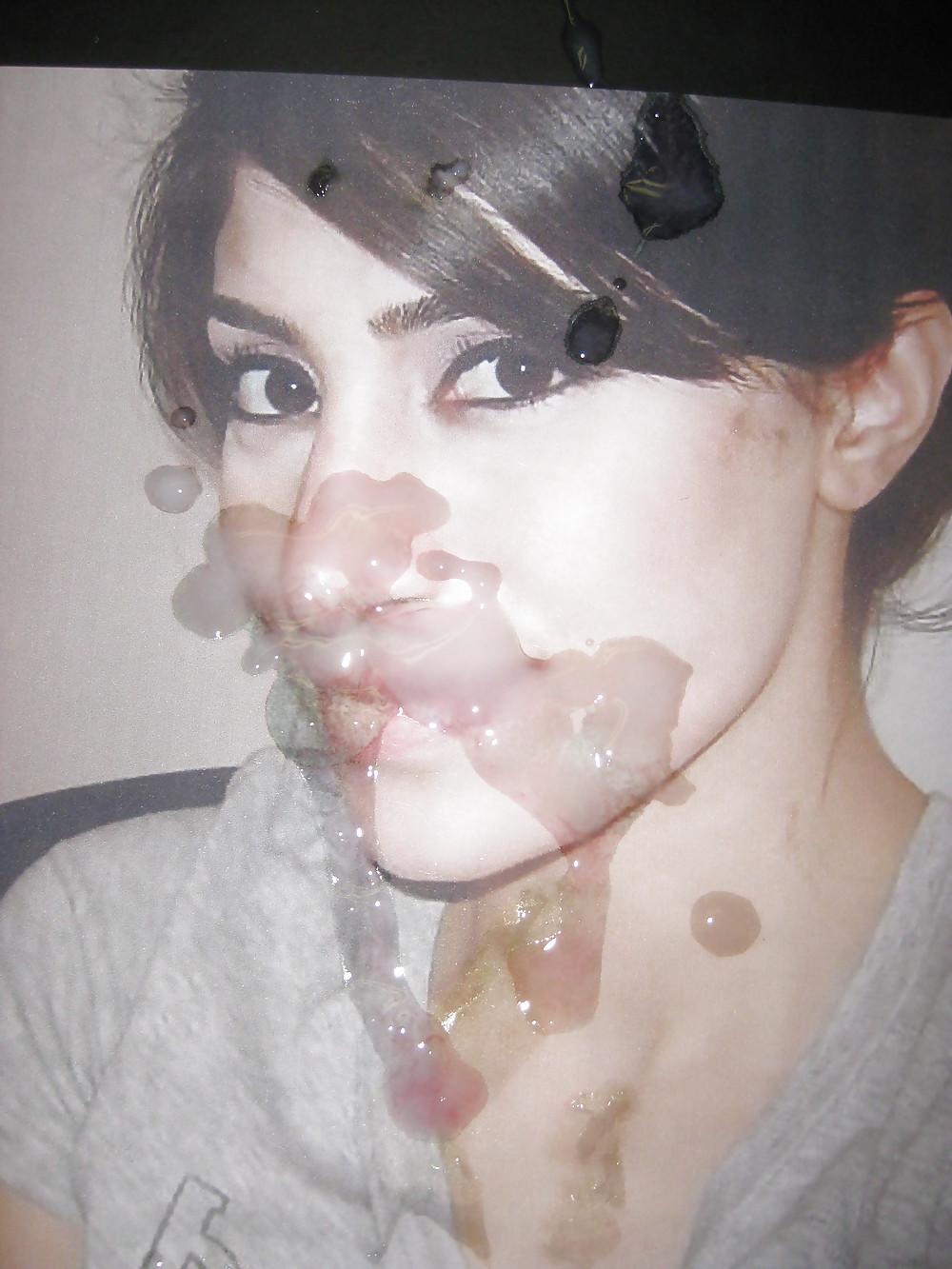 12P Gman Cum on Face of a Sexy Pakistani Slut