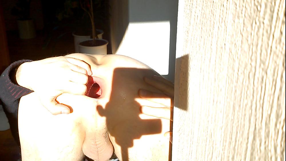 8P After 4 month break, opening my asshole to a gape part2