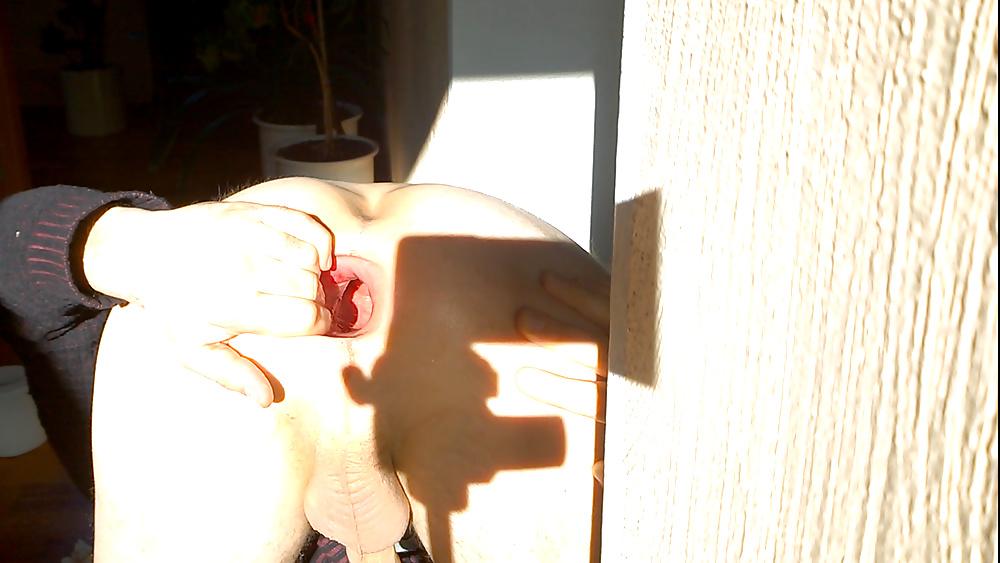 8P After 4 month break, opening my asshole to a gape part2