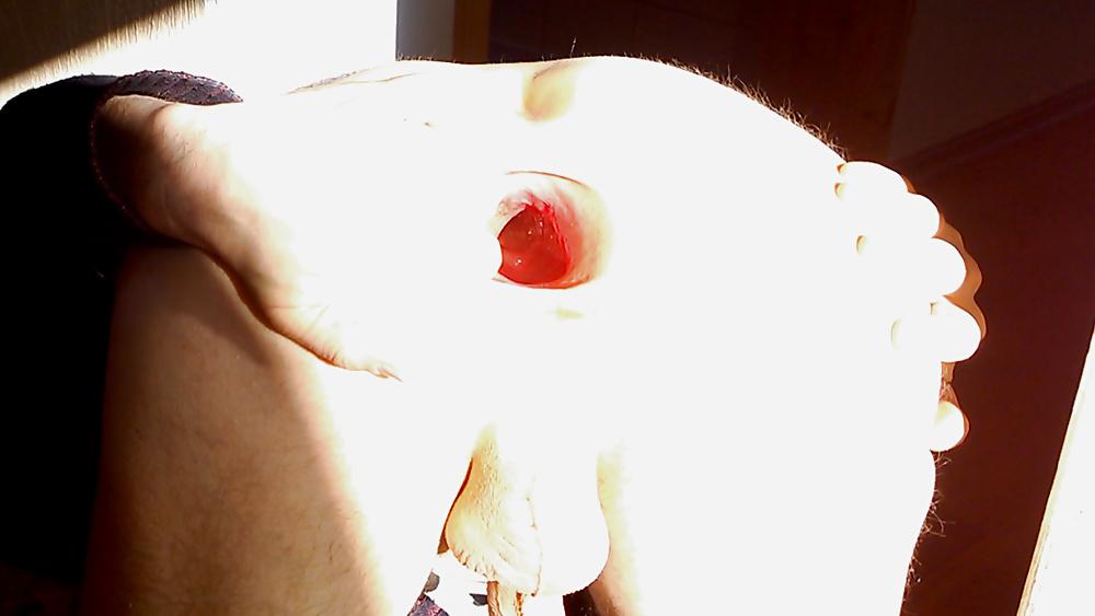 8P After 4 month break, opening my asshole to a gape part2