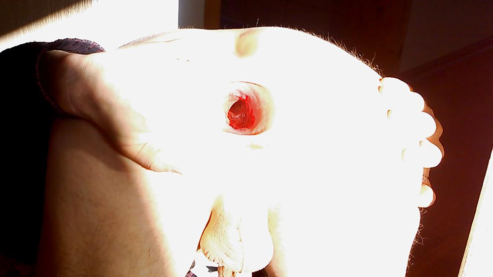 8P After 4 month break, opening my asshole to a gape part2