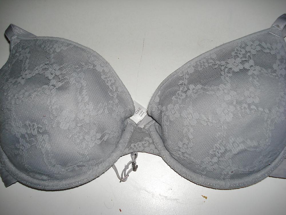 7P Gray Lace Bra