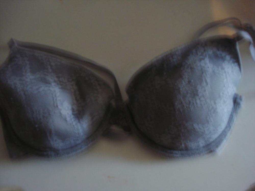 7P Gray Lace Bra