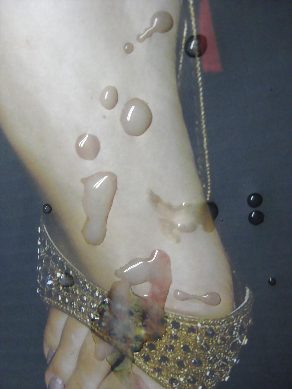 8P Gman Cum on Foot of a Sexy Pakistani Girl