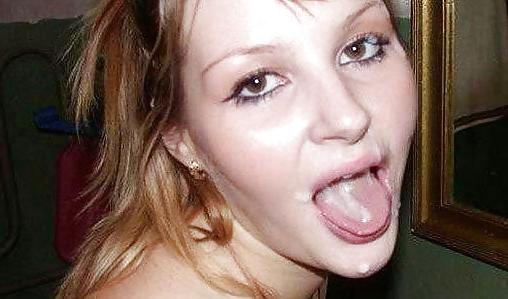 22P JIZZ ON HER FACE VI
