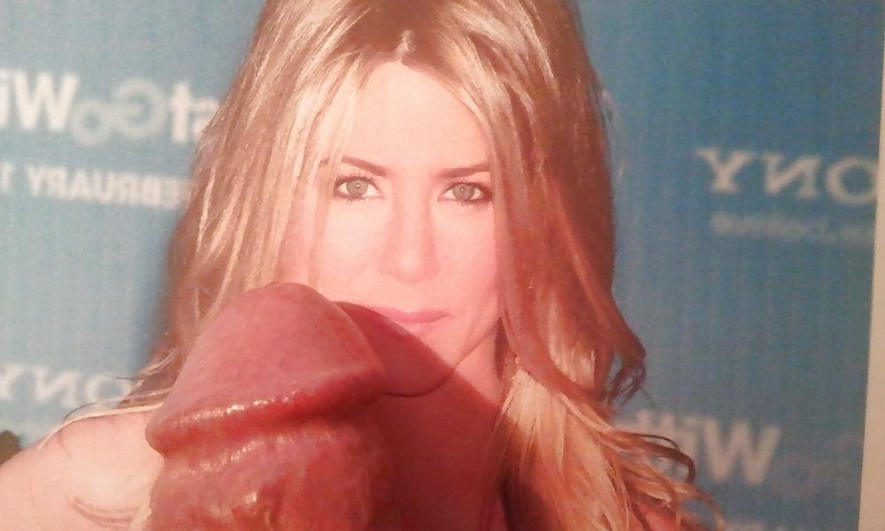 16P Spritze Jennifer Aniston voll - cum on Jennifer Aniston
