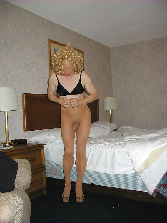 19P Crossdresser in a hotel room #2