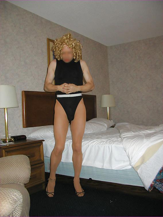 19P Crossdresser in a hotel room #2