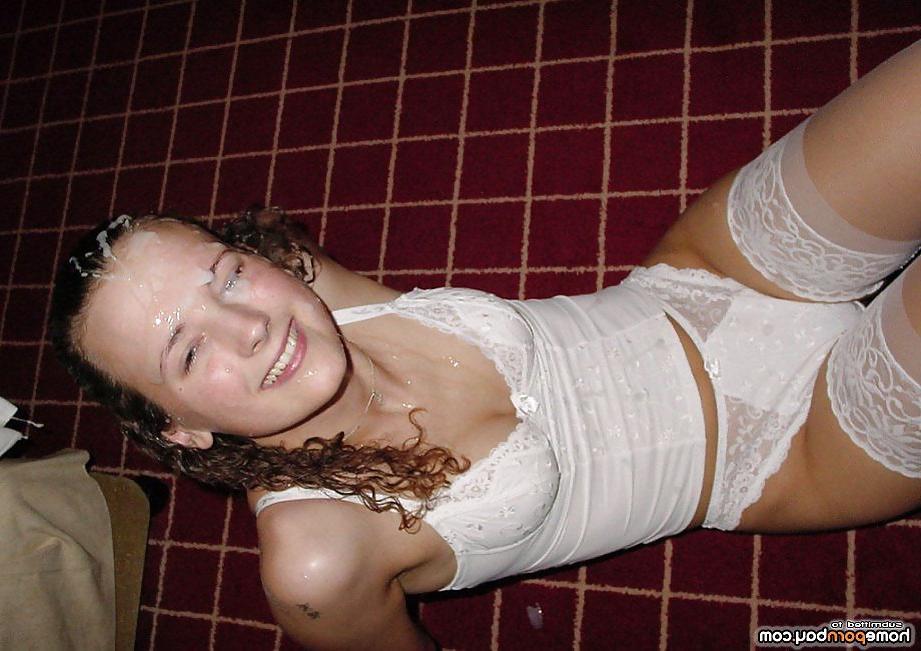 25P Massive cum loads on her face