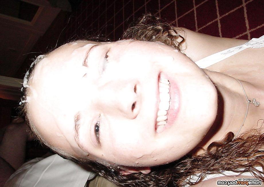 25P Massive cum loads on her face