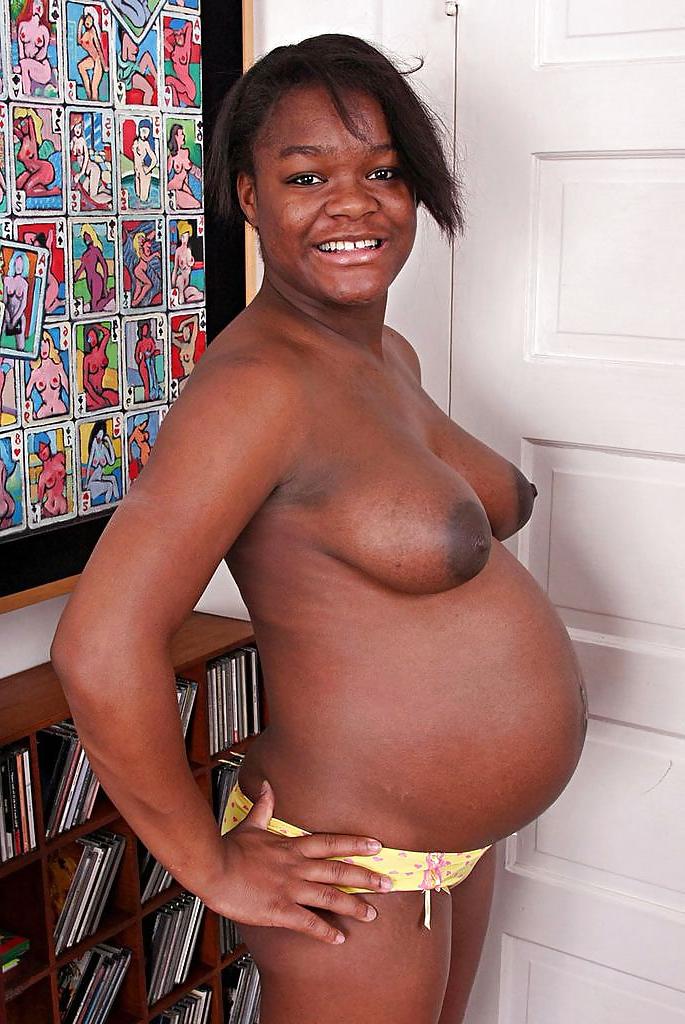 15P Ebony Pregnant