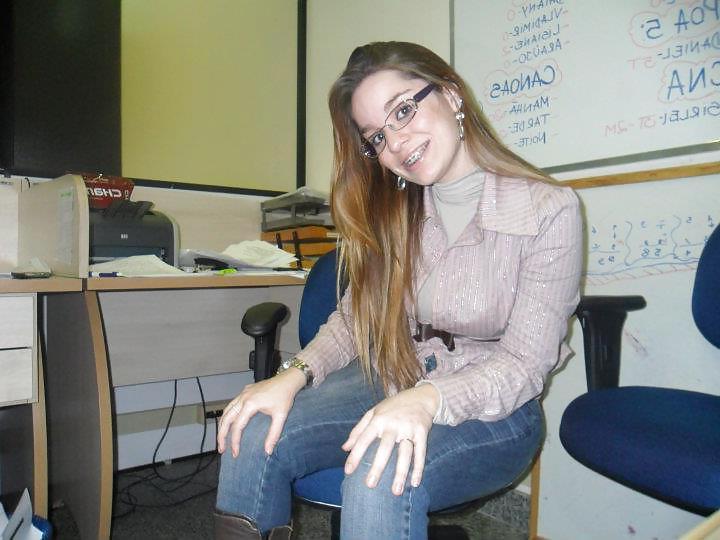 16P Aline, 20, want cum on her braces