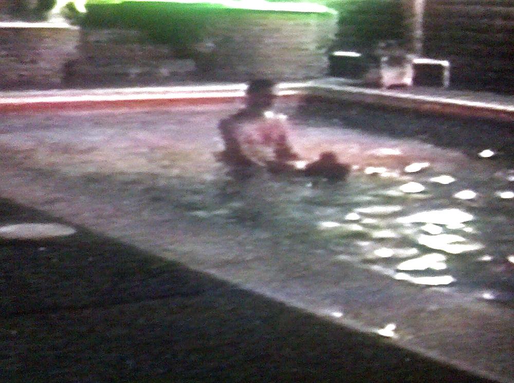 11P Carole's hairy cunt gets fucked by man in the spa