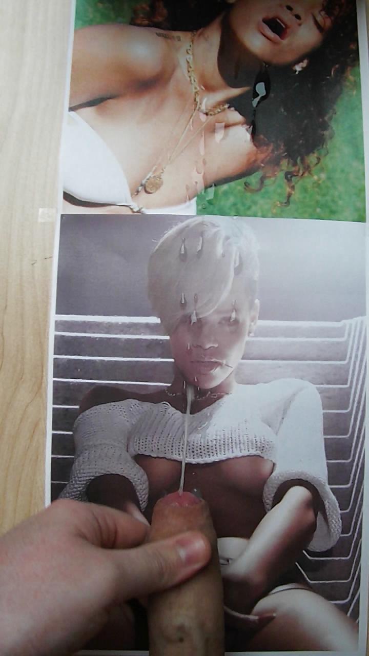 10P Cum on Rihanna