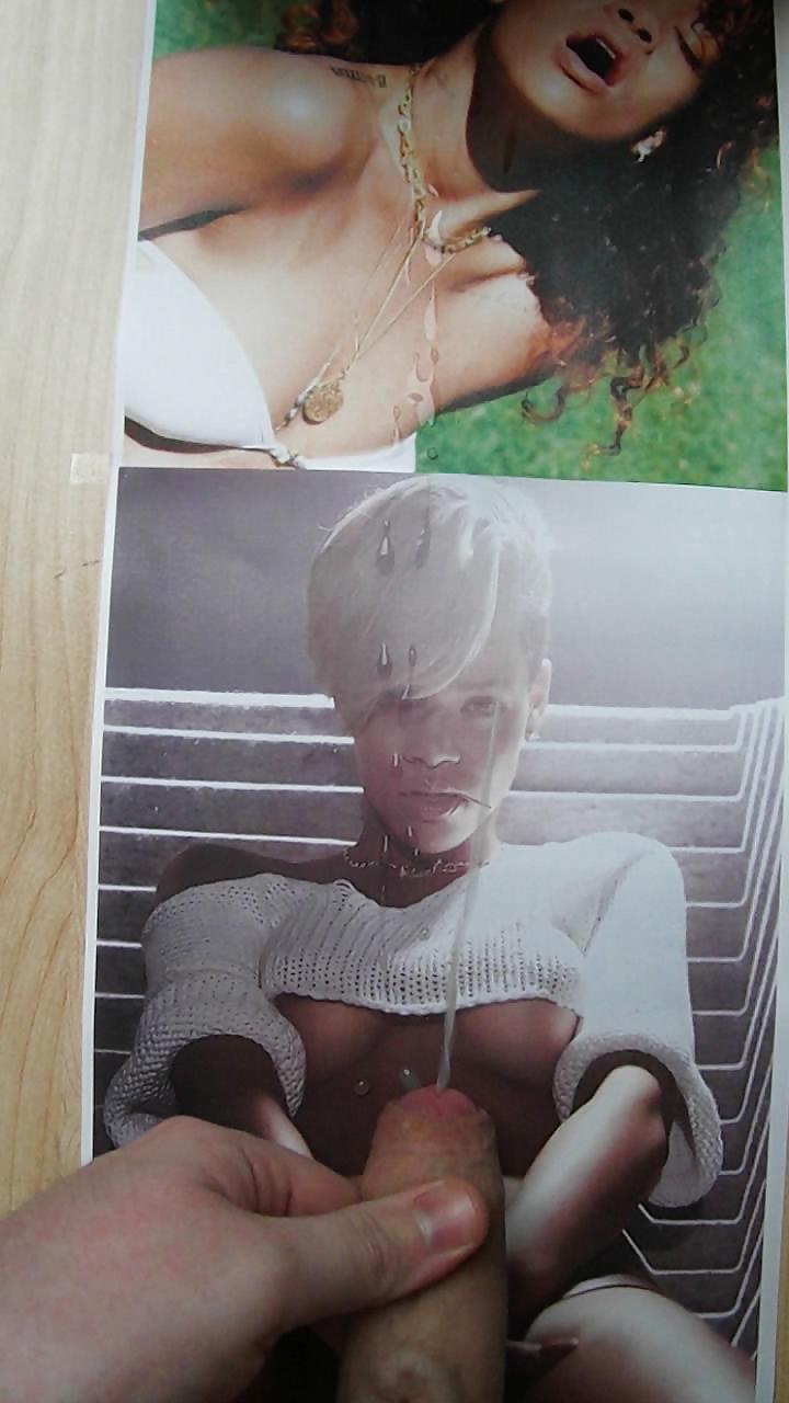 10P Cum on Rihanna