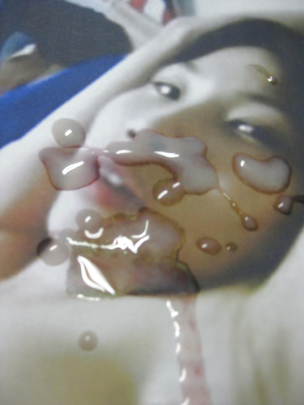 12P Cum on Face and Boobs of a Sexy Japanese Girl