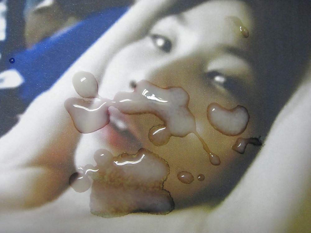 12P Cum on Face and Boobs of a Sexy Japanese Girl