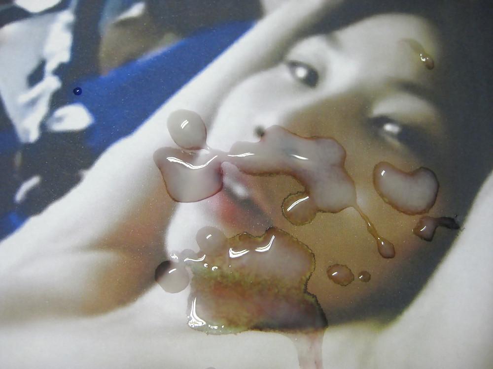 12P Cum on Face and Boobs of a Sexy Japanese Girl