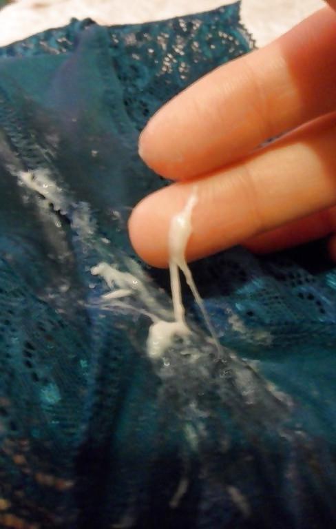 7P No! I told you NOT to cum on my panties!