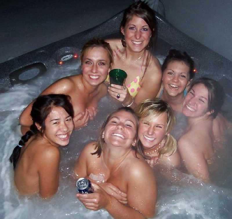 18P Girls taking a bath