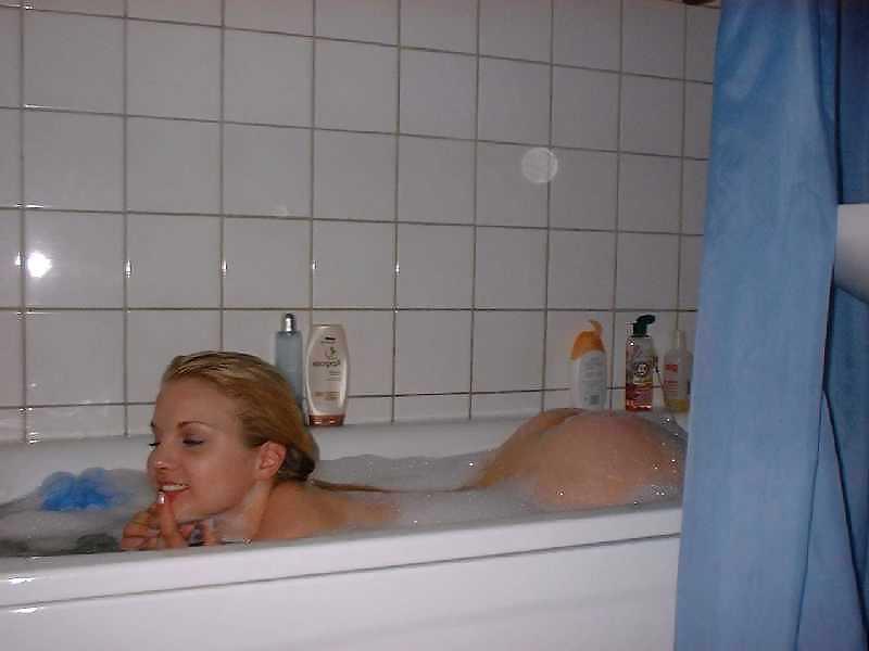 18P Girls taking a bath