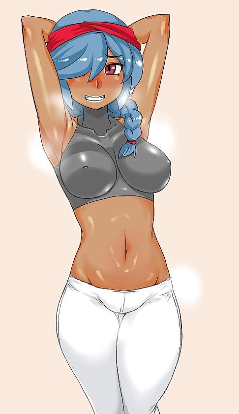 5P My cum on Anime collection