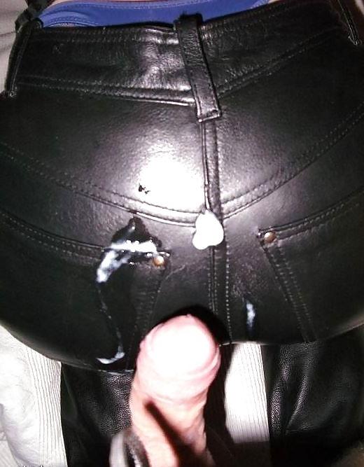 8P Cum on Shiny Clothes