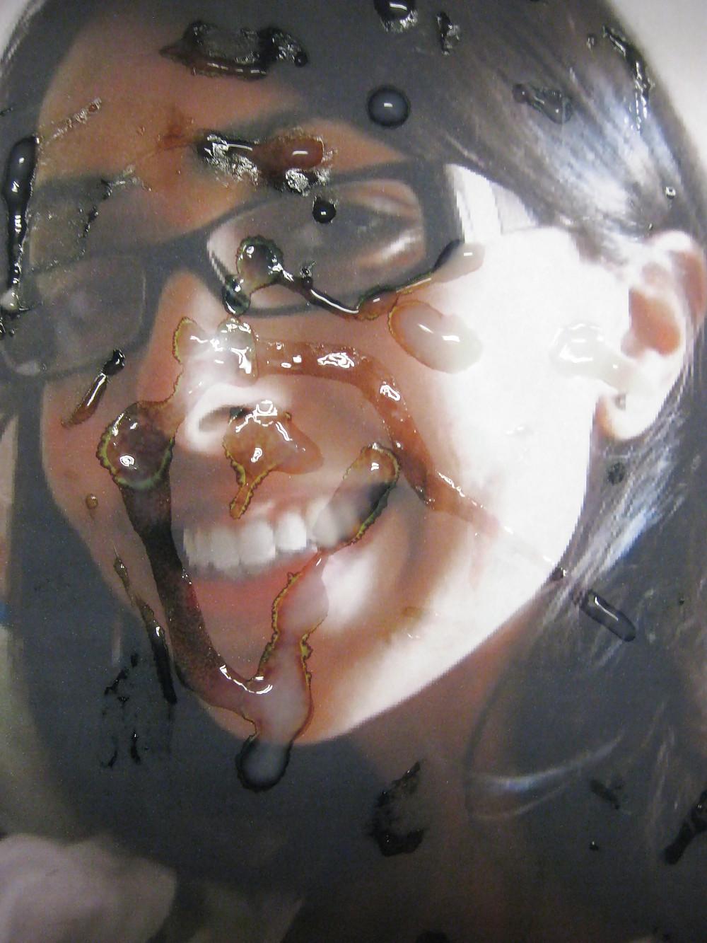 14P Gman Cum on Face of a Sexy Indian Girl