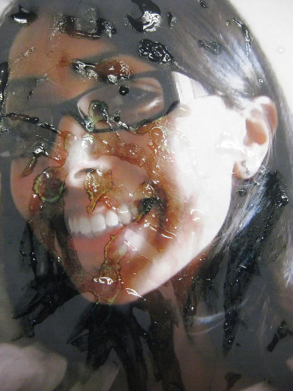 14P Gman Cum on Face of a Sexy Indian Girl