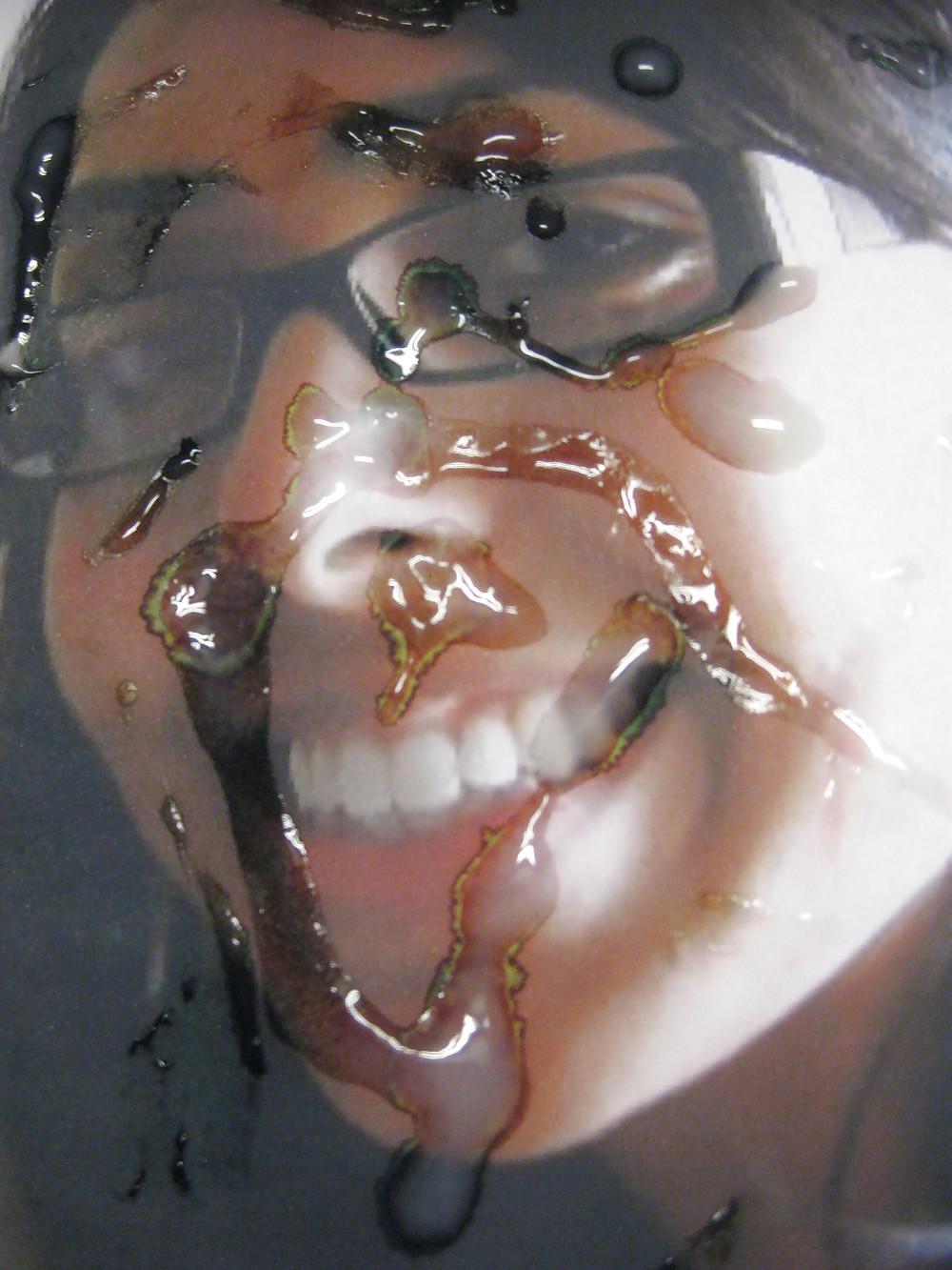 14P Gman Cum on Face of a Sexy Indian Girl